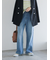 ストレートデニムパンツ