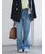ストレートデニムパンツ