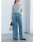 ワイドデニムパンツ