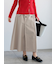 トレンチフレアスカート