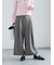 タックポケットワイドクロップトパンツ