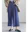 タックポケットワイドクロップトパンツ