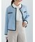 ライトツイードバイカラージャケット《2026 spring catalog item》