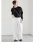 ポンチハイウエストカーブパンツ《2026 spring catalog item》