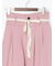 ポンチハイウエストカーブパンツ《2026 spring catalog item》