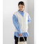 総針ポケット付きVネックベスト《2026 spring catalog item》