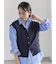 総針ポケット付きVネックベスト《2026 spring catalog item》