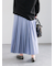 プリーツロングスカート