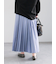 プリーツロングスカート