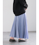 プリーツロングスカート