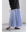 プリーツロングスカート