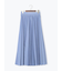 プリーツロングスカート