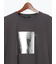 箔プリントロングTシャツ