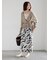 ペイントパターンナロースカート《2026 spring catalog item》