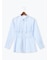 ペプラムシャーリングシャツブラウス