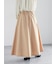 タイプライタータックフレアスカート