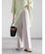 ダブルクロスイージーワイドパンツ