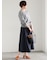 アシメタックフレアスカート