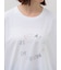 ラインストーンサークルロゴTシャツ