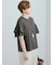 【接触冷感/遮熱/吸水速乾】フリルスリーブビッグTシャツ
