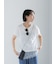 【接触冷感/ﾏｼﾝｳｫｯｼｬﾌﾞﾙ】レースヘムTシャツ