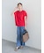 【接触冷感】ショルダータックTシャツ