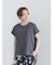 【接触冷感】エンボスロゴフレンチスリーブTシャツ