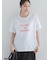【接触冷感】ステッチ刺繍ロゴレギュラーTシャツ