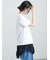 【接触冷感】ステッチ刺繍ロゴレギュラーTシャツ