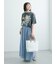 【接触冷感】モチーフレースプリントTシャツ