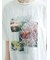 【接触冷感】モチーフレースプリントTシャツ