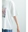 【接触冷感】モチーフレースプリントTシャツ