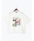 【接触冷感】モチーフレースプリントTシャツ