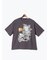 【接触冷感】モチーフレースプリントTシャツ