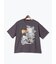 【接触冷感】モチーフレースプリントTシャツ