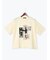 【接触冷感】モチーフレースプリントTシャツ