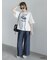 【Disney】MICKEY&FRIENDS/オーバーサイズTシャツ