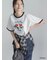 【Disney】MICKEY&FRIENDS/リンガーTシャツ