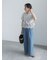 ナイロンフリルドッキングTシャツ