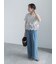 ナイロンフリルドッキングTシャツ