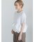 ナイロンフリルドッキングTシャツ