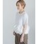 ナイロンフリルドッキングTシャツ