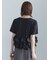 ナイロンフリルドッキングTシャツ