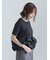 ナイロンフリルドッキングTシャツ