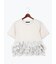 ナイロンフリルドッキングTシャツ