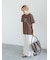 アニマルフォトプリントTシャツ