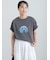 アニマルフォトプリントTシャツ