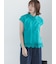 【接触冷感】スカラップレース刺繍フレンチシャツ