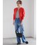 チュールパイピングタンクトップ