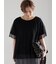 チュールレイヤードTシャツ